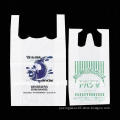 Handle Biodegradable Plastic Bag, Eco-friendly, Customized Styles and Colors are Accepted